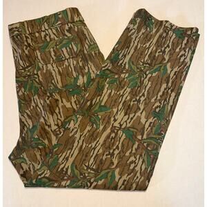 VTG Browning Mossy Oak Men's XL Pants Greenleaf Camo Hunting Made in USA